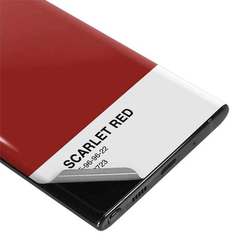 Scarlet Red Galaxy Note 10 Skin