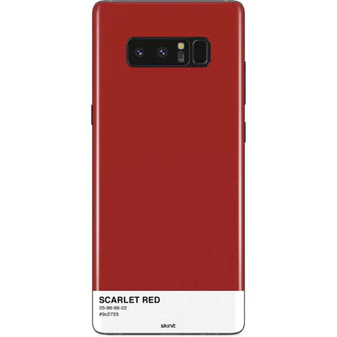 Scarlet Red Galaxy Note 8 Skin