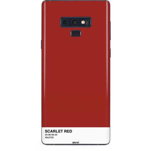 Scarlet Red Galaxy Note 9 Skin