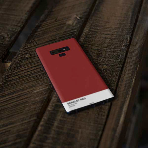 Scarlet Red Galaxy Note 9 Skin