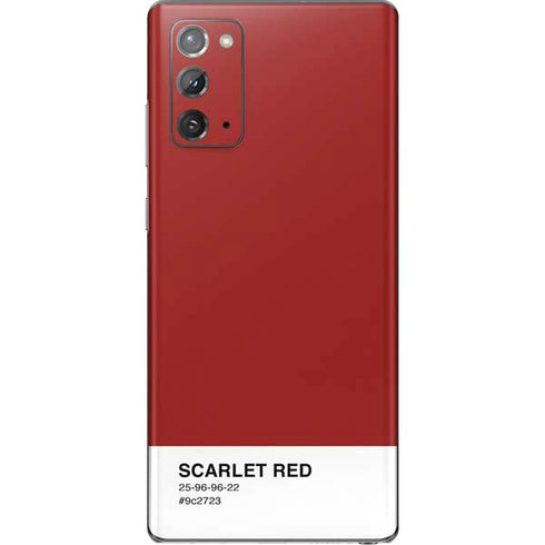 Scarlet Red Galaxy Note20 5G Skin
