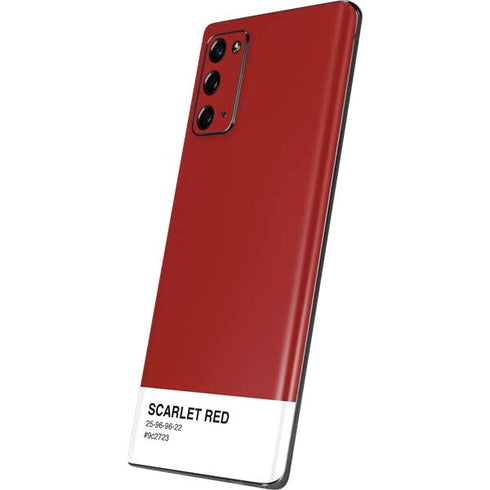 Scarlet Red Galaxy Note20 5G Skin