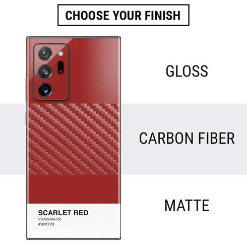 Scarlet Red Galaxy Note20 Ultra 5G Skin