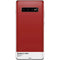 Scarlet Red Galaxy S10 Plus Skin