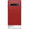 Scarlet Red Galaxy S10 Skin