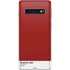 Scarlet Red Galaxy S10 Skin