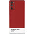 Scarlet Red Galaxy S20 Fan Edition Skin
