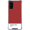 Scarlet Red Galaxy S20 FE Clear Case