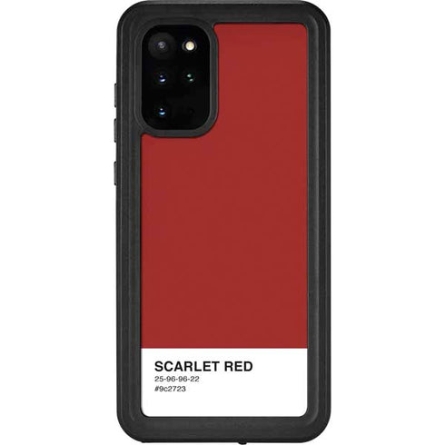 Scarlet Red Galaxy S20 Plus Waterproof Case