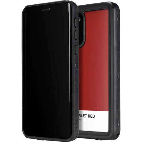 Scarlet Red Galaxy S20 Plus Waterproof Case