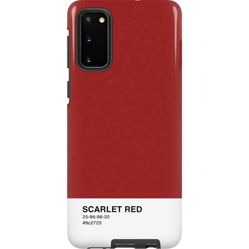 Scarlet Red Galaxy S20 Pro Case
