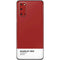 Scarlet Red Galaxy S20 Skin