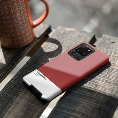 Scarlet Red Galaxy S20 Ultra 5G Pro Case