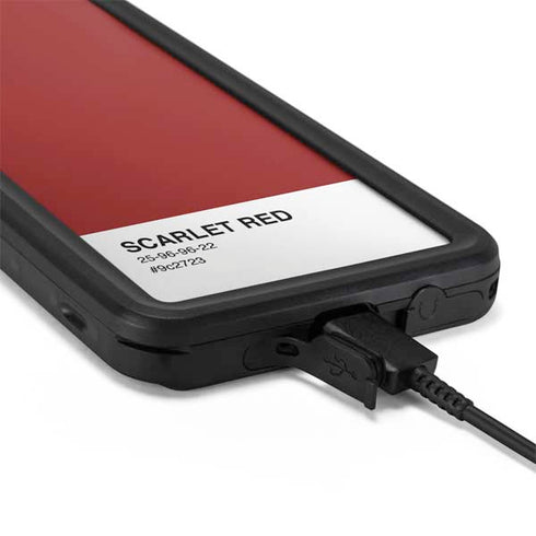 Scarlet Red Galaxy S20 Waterproof Case