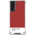 Scarlet Red Galaxy S21 5G Clear Case