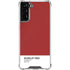 Scarlet Red Galaxy S21 FE Clear Case