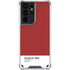 Scarlet Red Galaxy S21 Ultra 5G Clear Case