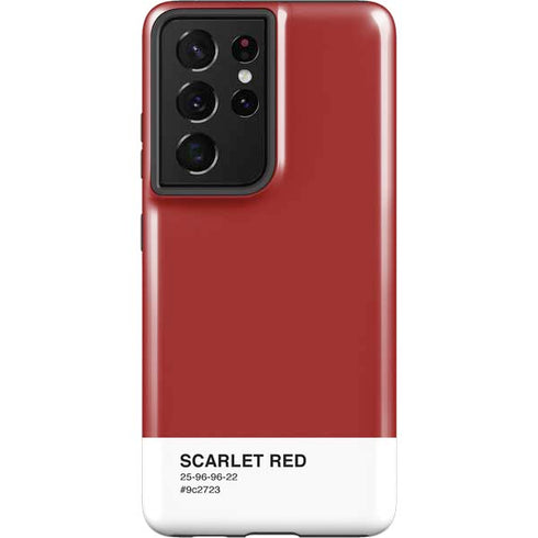 Scarlet Red Galaxy S21 Ultra 5G Pro Case