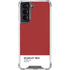 Scarlet Red Galaxy S22 Clear Case