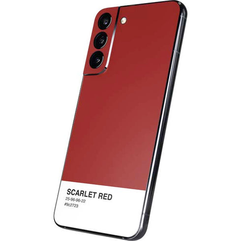 Scarlet Red Galaxy S22 Plus Skin