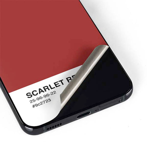 Scarlet Red Galaxy S22 Plus Skin