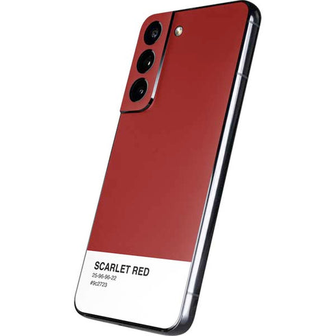 Scarlet Red Galaxy S22 Skin