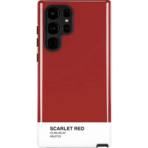 Scarlet Red Galaxy S22 Ultra Pro Case
