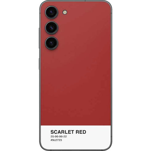 Scarlet Red Galaxy S23 Plus Skin