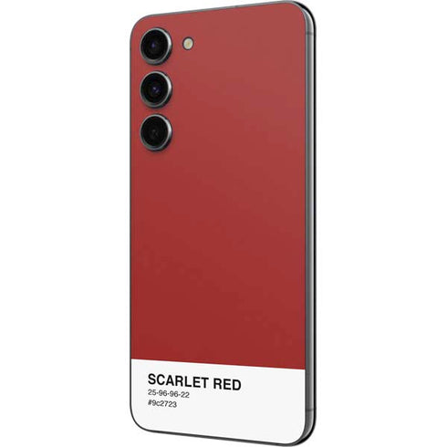 Scarlet Red Galaxy S23 Plus Skin