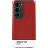 Scarlet Red Galaxy S23 Pro Case