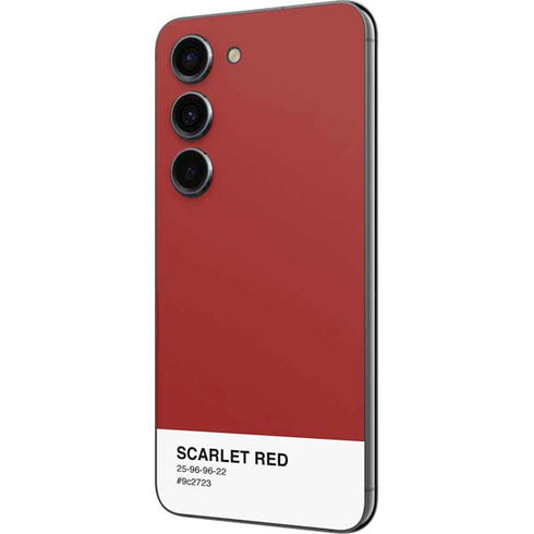 Scarlet Red Galaxy S23 Skin