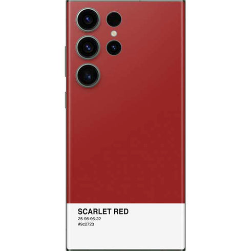 Scarlet Red Galaxy S23 Ultra Skin