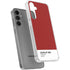 Scarlet Red Galaxy S24 Plus Clear Case