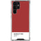 Scarlet Red Galaxy S24 Ultra Clear Case