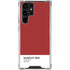 Scarlet Red Galaxy S24 Ultra Clear Case