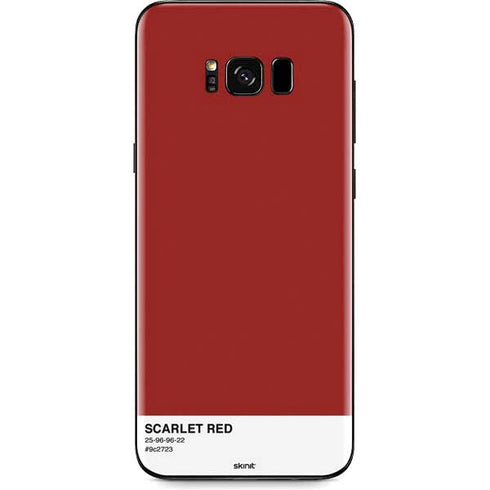 Scarlet Red Galaxy S8 Plus Skin