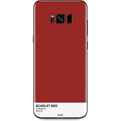 Scarlet Red Galaxy S8 Skin