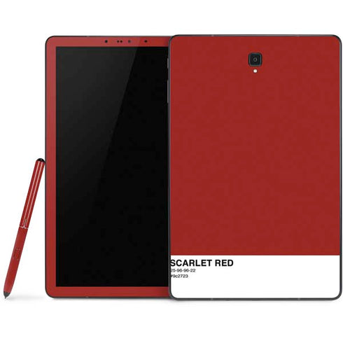 Scarlet Red Samsung Galaxy Tab Skin