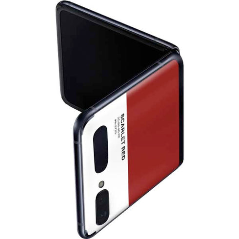 Scarlet Red Galaxy Z Flip Skin
