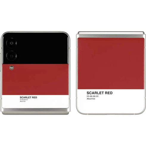 Scarlet Red Galaxy Z Flip3 5G Skin