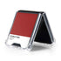 Scarlet Red Galaxy Z Flip5 5G Clear Case