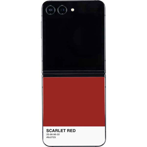 Scarlet Red Galaxy Z Flip5 5G Skin