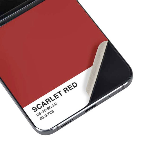 Scarlet Red Galaxy Z Flip5 5G Skin