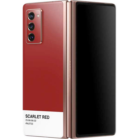 Scarlet Red Galaxy Z Fold2 5G Skin