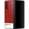 Scarlet Red Galaxy Z Fold3 5G Skin