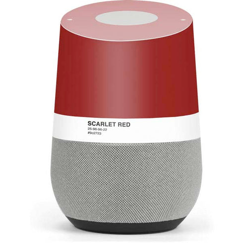 Scarlet Red Google Home Skin