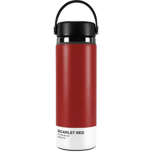 Scarlet Red Hydro Flask 20oz Wide Mouth Skin