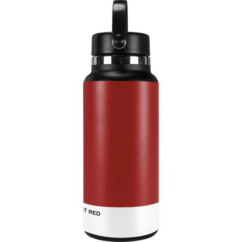Scarlet Red Hydro Flask 32oz Wide Mouth Skin