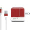 Scarlet Red iPad Charger (10W USB) Skin