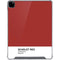 Scarlet Red iPad Pro 12.9in (2020) Clear Case